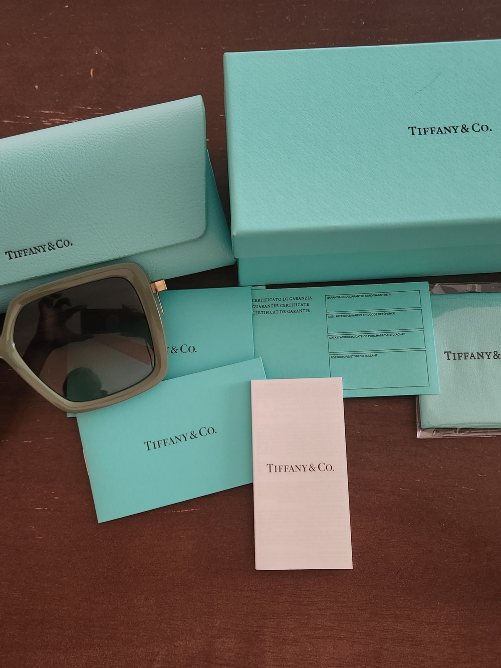 Tiffany & Co. Oversized Square Sunglasses